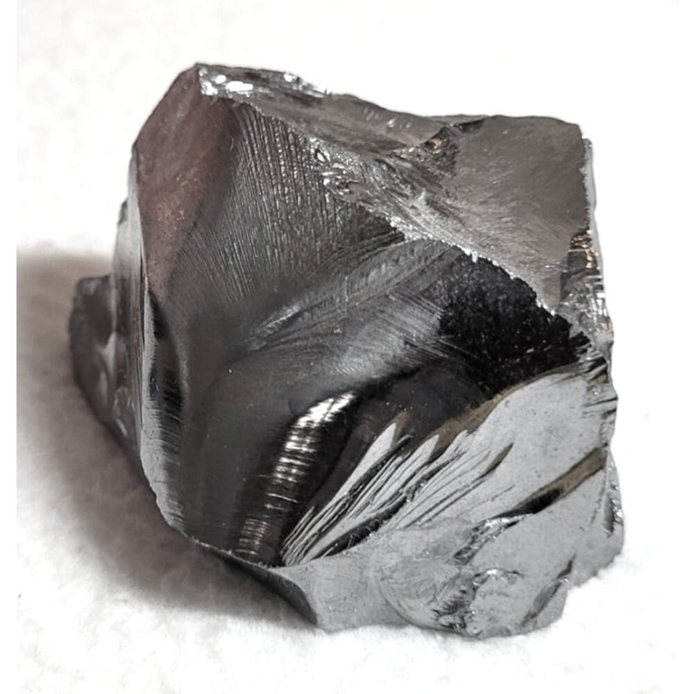 160 Grams Natural Black Shungite Rough Mineral Rock Healing Stone 3"x2.5"x1.75"